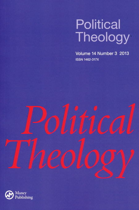 Announcing Political Theology 15.2 — Religion And Radicalism ...