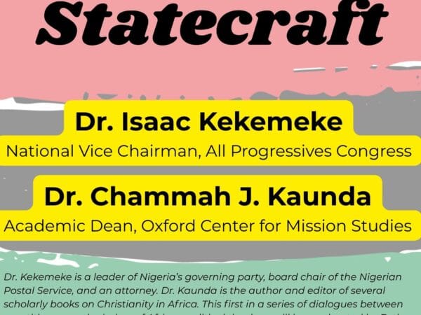 Jan 22: African Political Theology Webinar + Resources